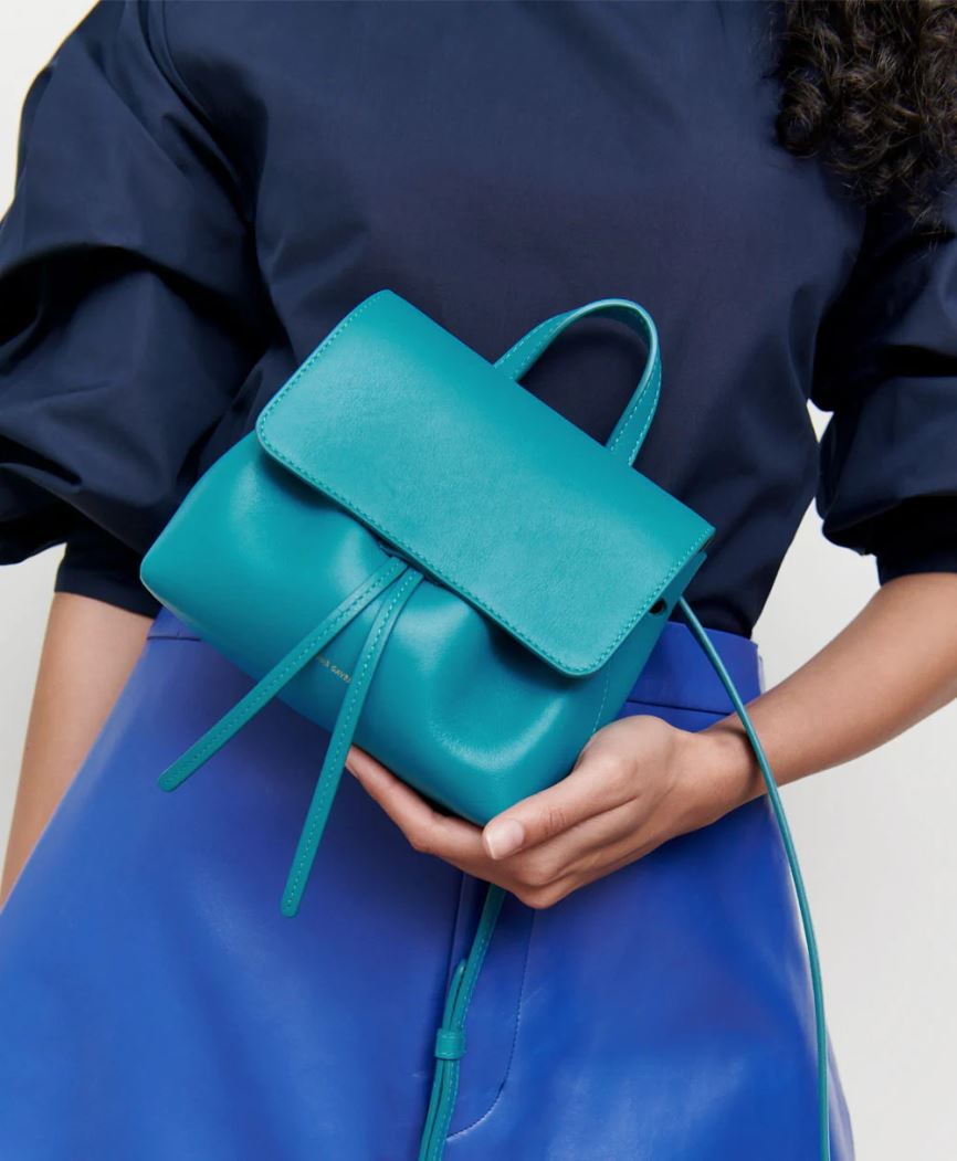 Women's Mansur Gavriel Mini Soft Lady Bucket Bags Turquoise | AU 4M95IS